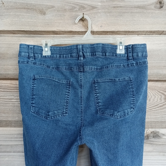 Woman Within Comfort Flex Denim Jeans - Picture 8 of 9